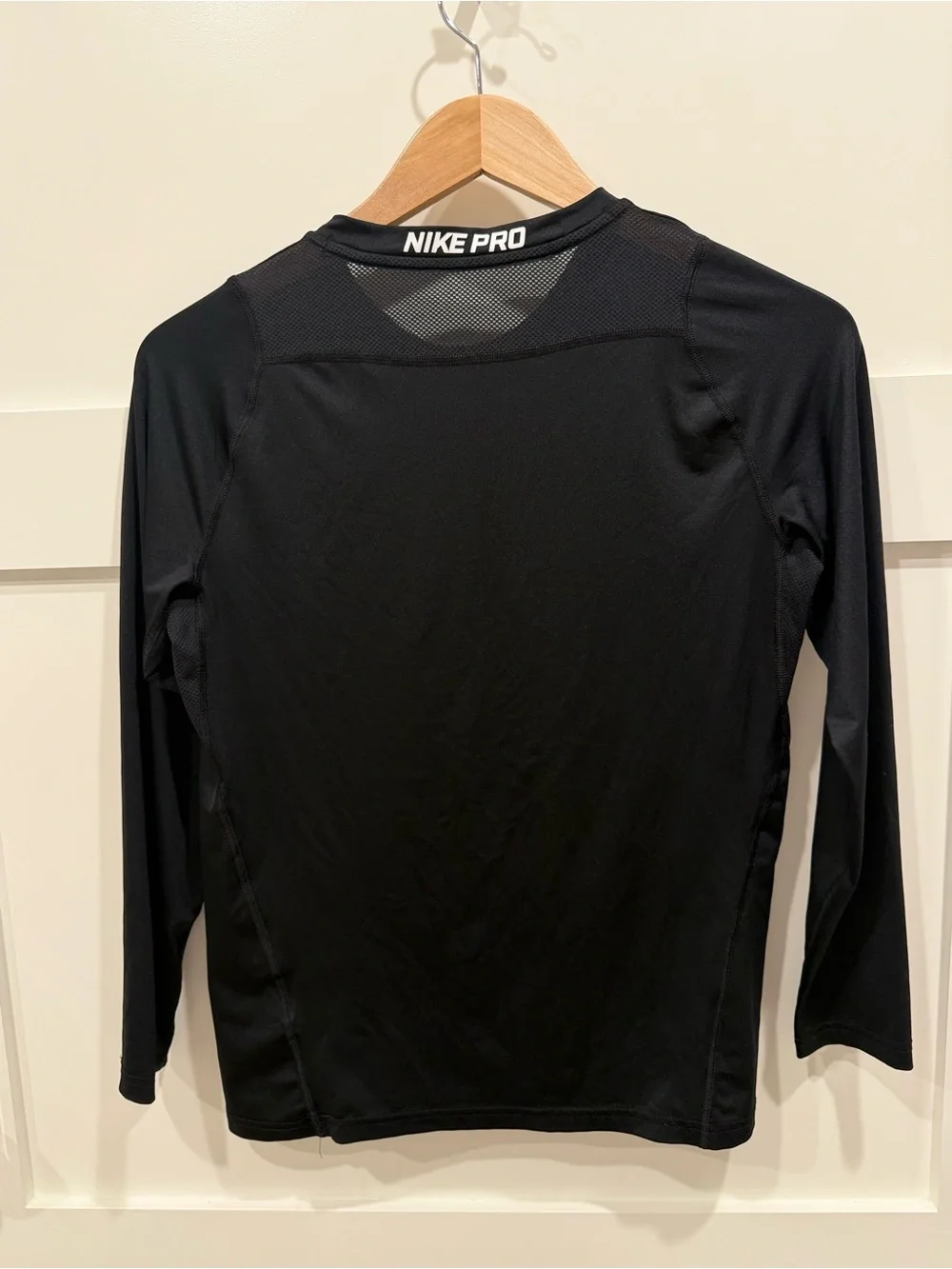 Nike Pro Dri-Fit Long sleeve Black Tee Activewear Sz XL